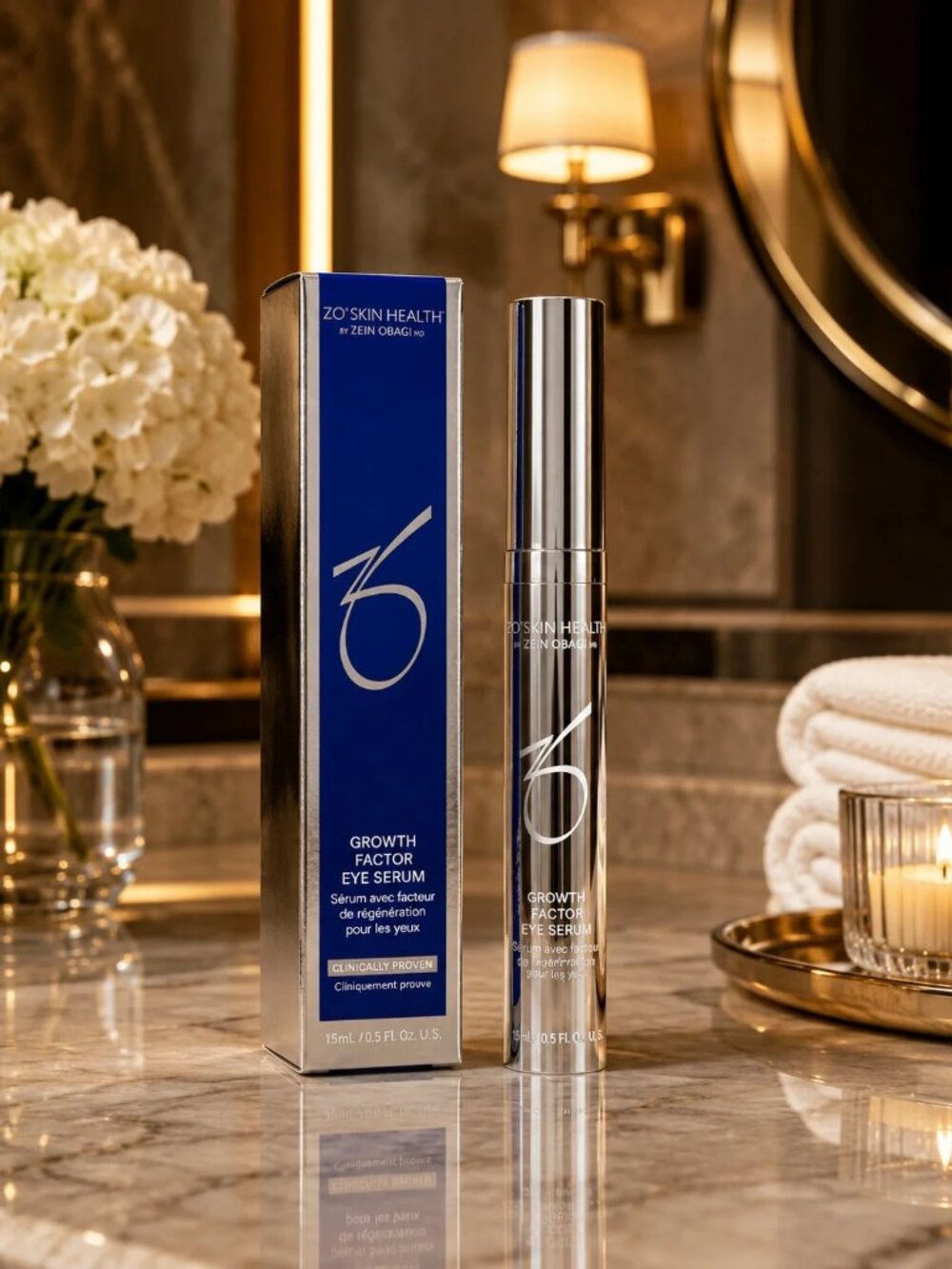 ZO Skin Health Growth Factor Eye Serum 0.5oz 15ml Exp 09/2027